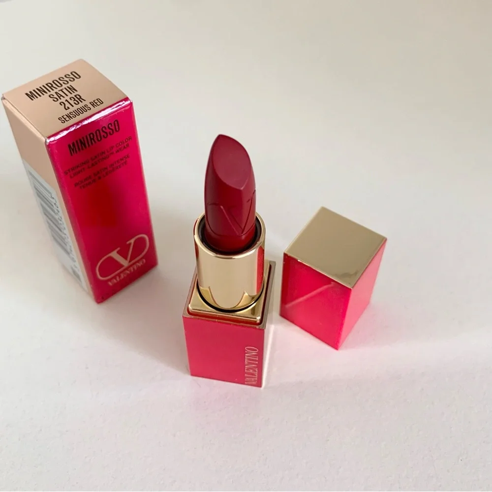 Valentino rouge satin lipstick intense long lasting